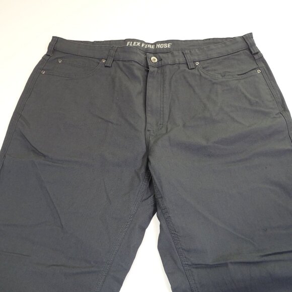 Duluth Trading Flex Fire Hose Jeans Mens Size 42 x 30 Gray 5-Pocket Durable NWOT - Picture 2 of 7